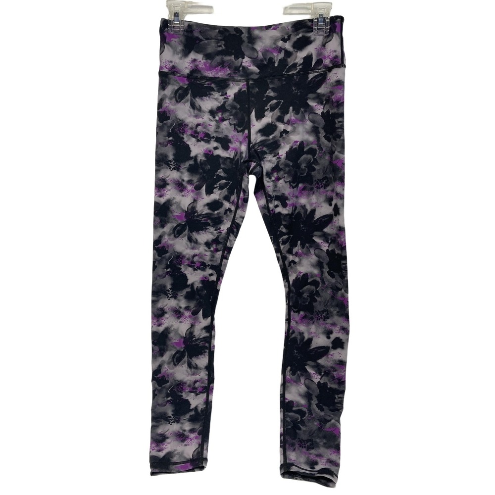 Zyia Floral Watercolor Soft n Snug Hi-rise Legging Sz 6-8 - Picture 5 of 9